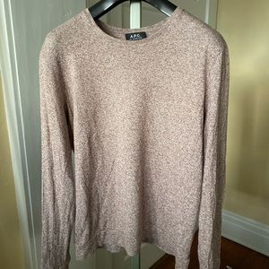 A.P.C. Light Crew Sweater - Brown, Size L